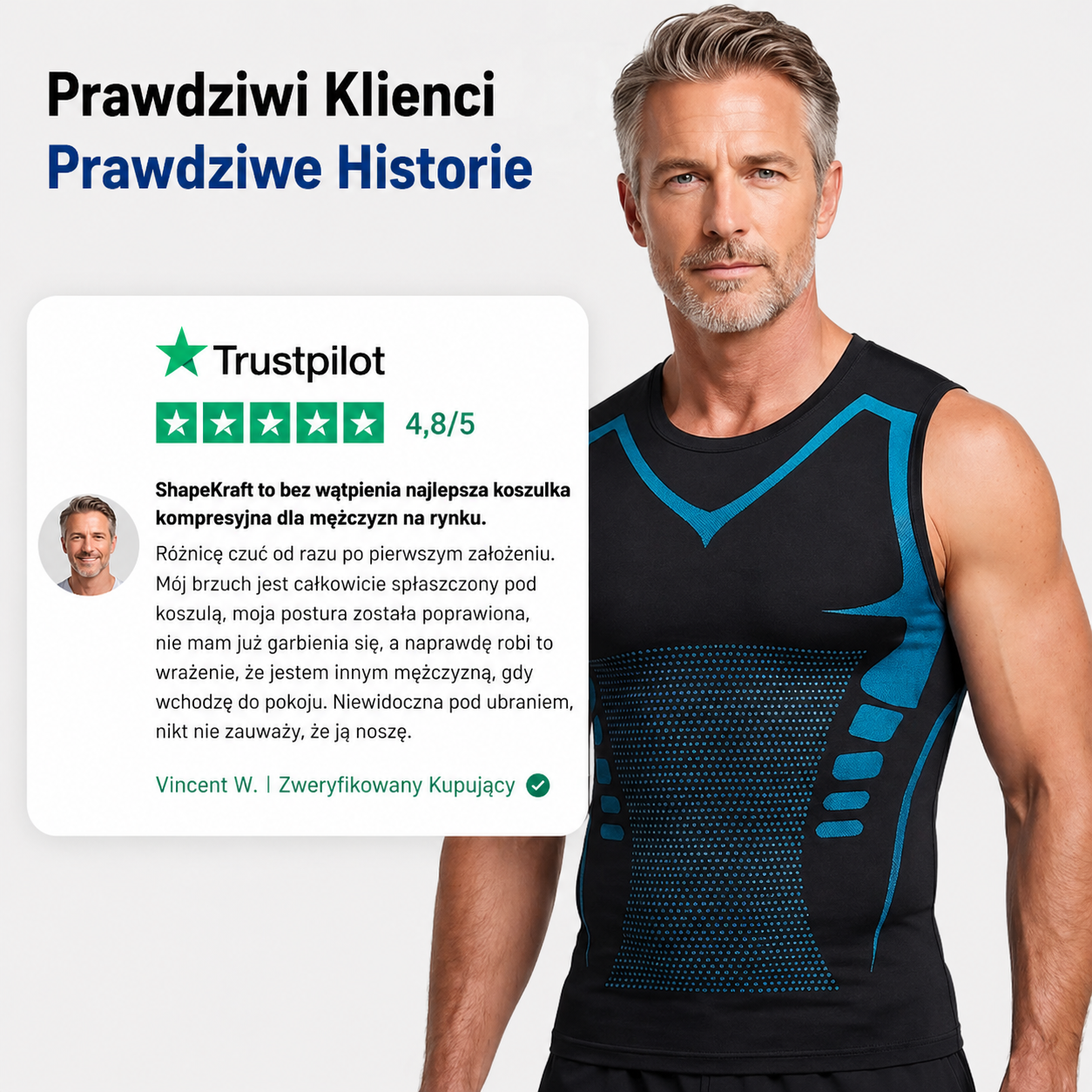 ShapeKraft™ — Nie musisz już wciągać brzucha. Po prostu pozostaje płaski.
